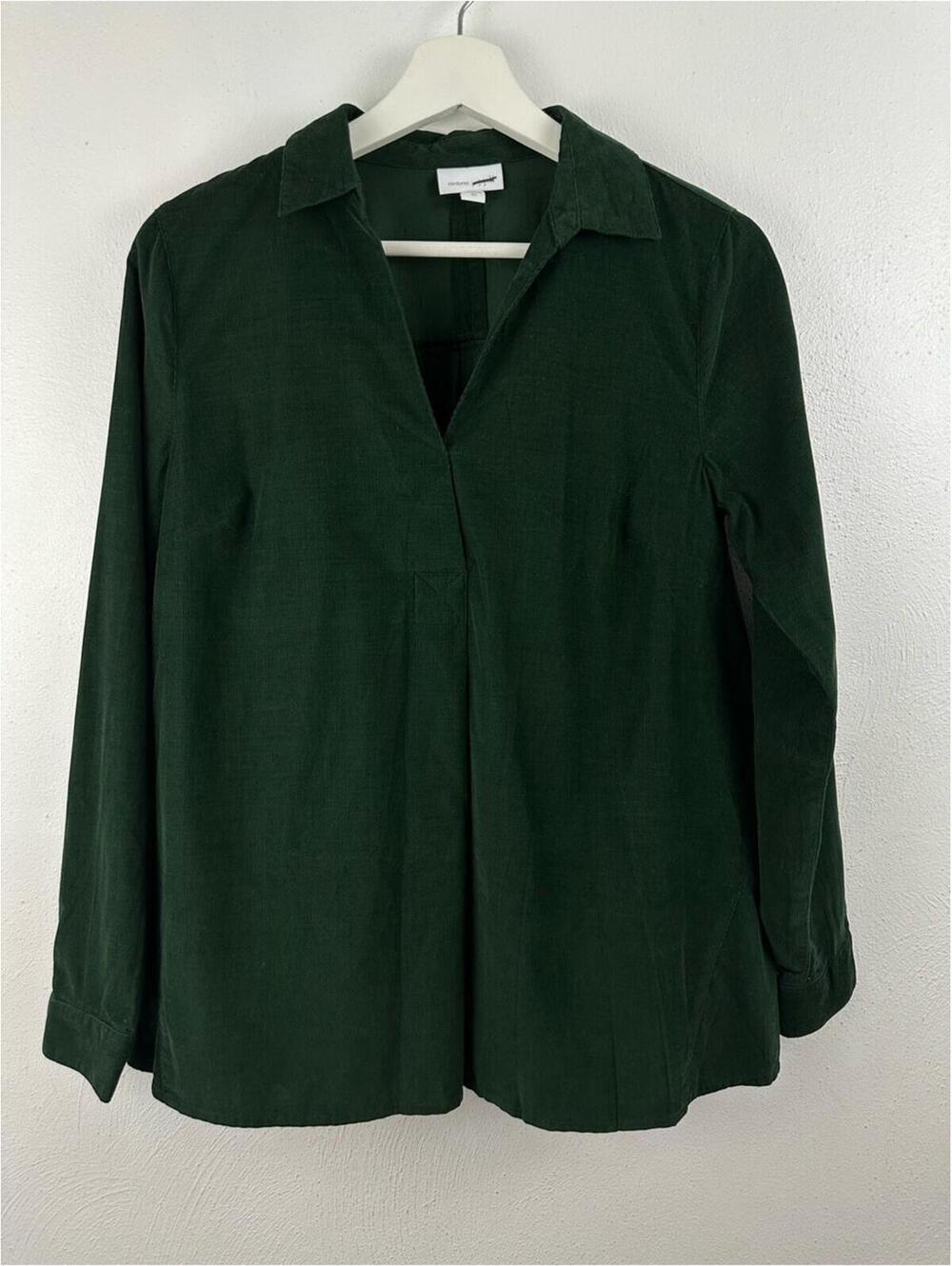 J. JILL POPOVER CORDUROY LONG SLEEVE SHIRT WOMEN'S SIZE XS